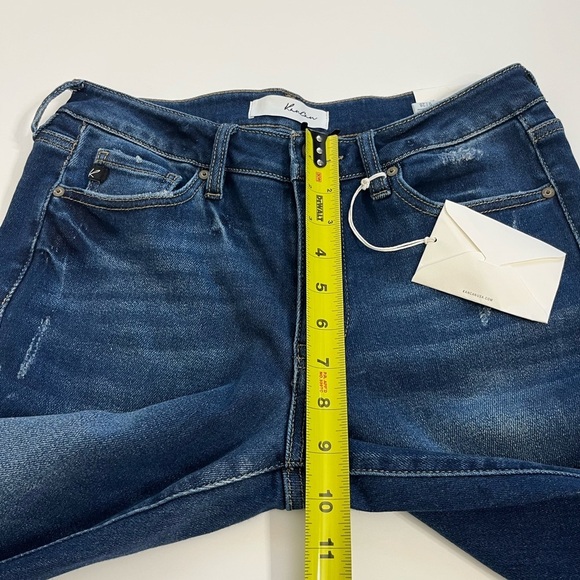 Kan Can Mid rise Ankle Skinny Jeans Size 9 / 28 New with Tags - Picture 9 of 11